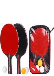 Whole2019 New Table Tennis Racket Horizontal S Beginner Training Pingpong Board Table Tennis Racket Set Two S Three Ba6156788