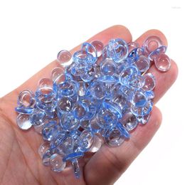 Party Decoration 24pcs Small Acrylic Pacifiers Beads Favours Baby Shower For Table Game Craft Supplies Decorations 11 X 20mm