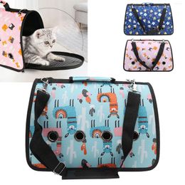 Cat Carriers Shoulder Carrier Outdoor Foldable Small Animal Carrying Bag Puppy 8 Hole Hand