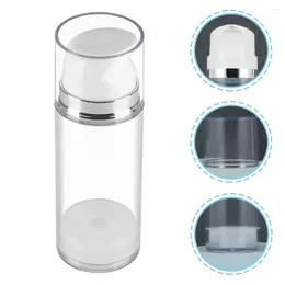 Storage Bottles 2 Pcs Squeeze Lotion Bottle Travel Pump Containers Cosmetics Portable Dryer Cream Sub Empty Airless Shampoo Dispenser