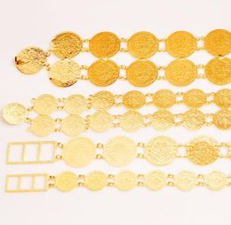 Anniyo 4 styles Size Belly Chains for Women Gold Colour Turkish Coins Belt Jewellery Middle East Oman Iraq Kurdish Coin 010701 T3253553