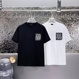 Large size S-XL Men's t shirts designer t shirt Cotton Round Neck Printing quick drying anti wrinkle men spring summer high loose trend short sleeve male clothing LOL #V12