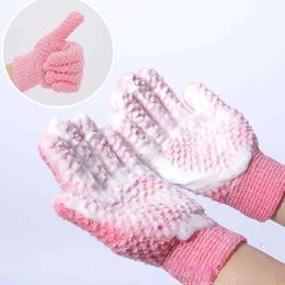 Bath Tools Accessories Peeling and exfoliating gloves used for shower frosted wear-resistant body massage sponge cleaning of skin Moisturising spa bath Q240430