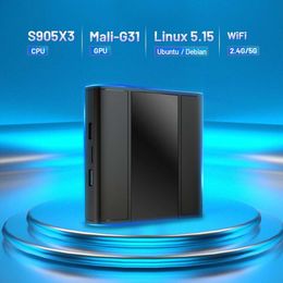 Dual System S905 X3 Network Media Player TV Set-Top Smart Box 2GB RAM 64GB ROM Quad Core 1080P Recording USB