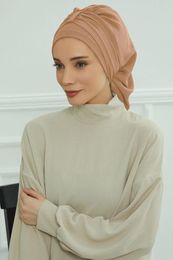Ethnic Clothing Muslim Modest Hijab Cap Undercap Abaya Hijabs For Woman Islamic Abayas Jersey Instant Wrap Women