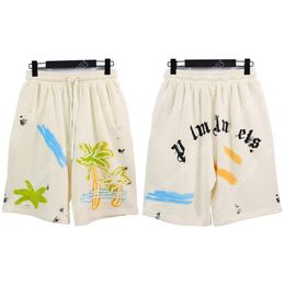 Palm PA 2024ss New Summer Broken Hole Casual Men Women Boardshorts Breathable Beach Shorts Comfortable Fitness Basketball Sports Short Pants Angels 8571 SSU