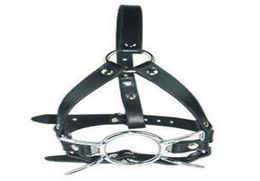 O ring costume party fancy dress leather strap spider mouth gag full spider gag R562396610