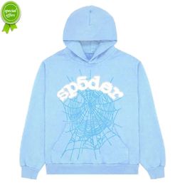 Mens Hoodies Sweatshirts New Sky Blue Hoodie Men Women 1 Hip Hop Young Thug World Wide 555555 Print Pullover Hoody Light GOGM