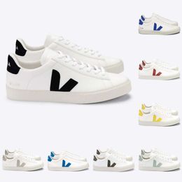 Casual Vejaon 2024 French Brasile Green Terra Verde Verde a basso contenuto di carbonio V Piattalette di cotone Organic Cotton Sneakers Donne Donne Designer White Designer Classiche scarpe da uomo