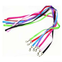 Dog Collars Leashes Pets Use Strong Nylon Leads Rope Candy Colour Cute Small Cats Supplier Drop Delivery Home Garden Pet Supplies Dhwv9