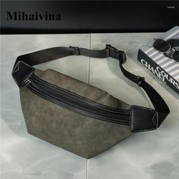 Waist Bags Mihaivina Men Belt Bag Fanny Pack Shoulder Casual Large Capacity Chest Sports Cycling Hip Bum