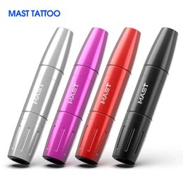 Mast Tattoo Magi Powerful Eyebrows Lips And Scalp RCA Makeup Permanent Rotary Tattoo Gun Machine Pen Tattoo Cartridge Needle 240423