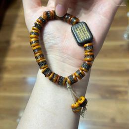 Strand Original Design Tibetan-Style Gabala With Vietnamese Agarwood Five Warp Cultural Artefact Prayer Beads Bracelet