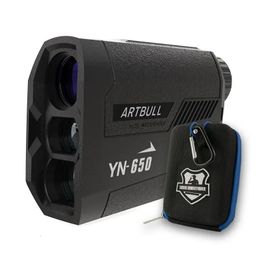 ARTBULL Golf Rangefinder 650m Telescope with Flag-Lock Slope Pin Laser Distance Meter for Hunting 240426