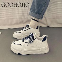 Casual Shoes Sneakers College Style Women Vulcanize Light Designer White Comfortable Lace-up Breathable
