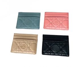 Premium Leather Slim Card Holder Minimalist Front Pocket Wallet Business Card Case Holder for Women Men