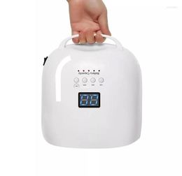 Nail Dryers 86W Rechargeable Lamp With Handle Red Light Gel Polish Dryer Wireless UV For Nails Cordless LED Stac222396131