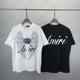 Amirir Shirt Designer T Shirt Mens Shirt Embroidered Printed Graphic Tees Polar Style Summer Wear With Street Pure Cotton Wash Haikyuu S 5359