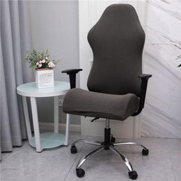 Fleece Game Chair Cover Spandex Chair Cover Elastic Seat for Computer Office Seat Protector Dinning Slipcover1 231n