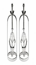 New female Stainless Steel torture play Clamps metal Nipple clips breast BDSM Bondage Restraint Fetish sex toy Y1912078781393