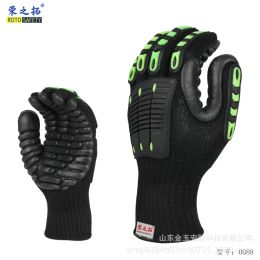 Gloves Cut Resistant Anti Vibration Safety Work Glove Mechanics Industry Working Gloves ANSI For impact drill