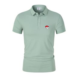 Men's Polos Men Golf Shirt Summer Comfortable Breathable Quick Dry Fashion Short Sleeve Top T-Shirt WearMen's Men'sMen's 267A
