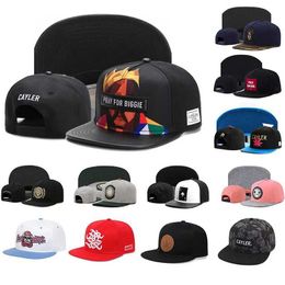 Ball Caps Luxury brand Gorra mens hat flat top baseball hat with adjustable snap closure Gorras Hombre sports womens hip-hop sun hat T240429