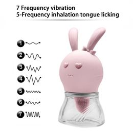 Quer Rabbit Oral Licking Tongue Vibrator Vaginal Eggs Sex Toys For Woman Nipple Sucking gspot Clitoral Stimulator Body Massager5938152