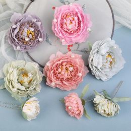 Hair Clips Hairpin Artificial Flower Pins Sticks Bride Noiva Wedding Accessories Party Headpieces Jewelry