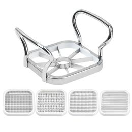Multifunctional Creative 5 In 1 For Vegetable Fruit Food Cutter Cubes Apple Potato Grater French Fry Slicer Kitchen Accessories 240429
