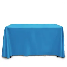 Table Cloth Patterned Counter Exhibition Conference Tablecloth Covers Rectangular Black