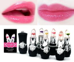 6 Styles Flower Crystal Jelly Lipstick Magic Temperature Change Colour Lip Balm Makeup batom mate maquiagem maquillaje3939195