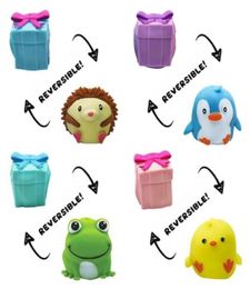 New Toys Flip Gift Box Cute Pet Pinch Animal Silicone Toy Expression Emotional Silicone To Adult Kid Toy GG023756403