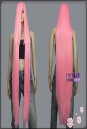 130cm Light pink HiTemp Series 55cm Extra long Bang Cosplay Wigs 99LLP5628222