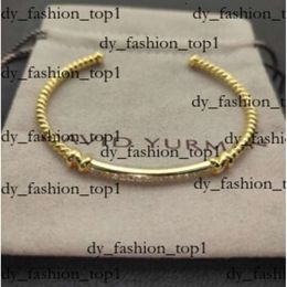 David Yurma Bracelet DY Bracelet Designer Cable Bracelet Fashion Jewelry for Women Men Gold Silver Pearl Head Cross Bangle Bracelet Dy Jewelry Man Christmas Gift 557