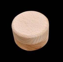 Beech Wood Jewellery Box Small Round Storage Box Retro Vintage Ring Box for Wedding Natural Wooden Jewellery Case Organiser Container 2207315