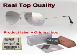 High Quality uv400 Glass Lens Sunglasses Women Men 5862mm Brand Design Eyewear Pilot driver Sun Glasses with Retail cases and lab4269675