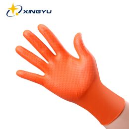 Swaddling Xingyu 50pcs Nitrile Gloves Vinyl Gloves Waterproof Mechanic Laboratory Work Household Cleaning Safety Synthetic Gloves