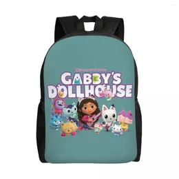 Backpack Gabby Travel Women Men School Computer Bookbag Dollhouse Cakey And Catrat College Student Daypack Bags