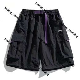Men's Designer Pants Jeep Shorts Cargo Pockets Work Cargo Pants Womens Summer Sweatpants Multi-function Thigh Pants Hellstart Short Casual Loose Stone Shorts 631