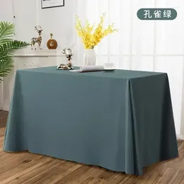 Table Cloth Cover El Conference Tablecloth Show High-end Flannelette Sign Up For Thickened Black