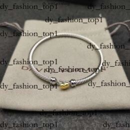 David Yurma Bracelet DY Bracelet Designer Cable Bracelet Fashion Jewelry for Women Men Gold Silver Pearl Head Cross Bangle Bracelet Dy Jewelry Man Christmas Gift 588