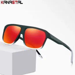 Sunglasses Men Polarised Women UV400 Sun Glasses TR90 Eyeglasses Frame Sports Beach Riding Travel Anti Glare Shade Eyewear