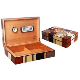 Humidor Large Capacity Cedar Wood Creative Fashion Travel Cigar Humidor