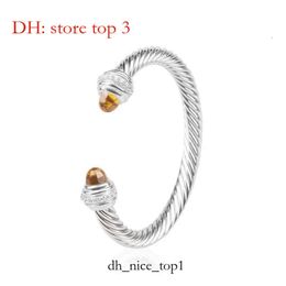 DY Designer High Quality Fashion Brand Luxury Trend David Yurma Bracelets Jewellery Bracelet Simple and Elegant Popular Woven Twisted Ring David Bracelet 7012