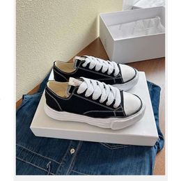 Maison Mihara Yasuhiro Peterson OG Sole Low Cut Men Women Designer Shoes Casual MMY Black White Canvas Shoes Euro36-47 jjt