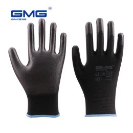 Gloves PU Safety Coatted Work Gloves Palm Coated Gloves Mechanic Working Gloves have CE Certificated EN388 Workers Protective Glove