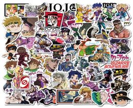 50PcsLot Jojos Bizzare Adventure Stickers For Motorcycle Car Luggage Laptop Bicycle Fridge Skateboard Anime Notebook DIY Decal St4664663