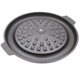 Cast iron bbq tools nonstick barbecue plate 32CM water fried meat barbecue pan dualpurpose pot 0272196D2778929