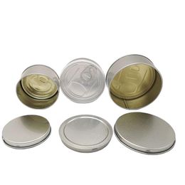 Food Savers & Storage Containers Tin Can Oem Support Stickers For With Pl Ring Smell Proof 100Ml Airtight Lid Drop Delivery Home Garde Dhtcj